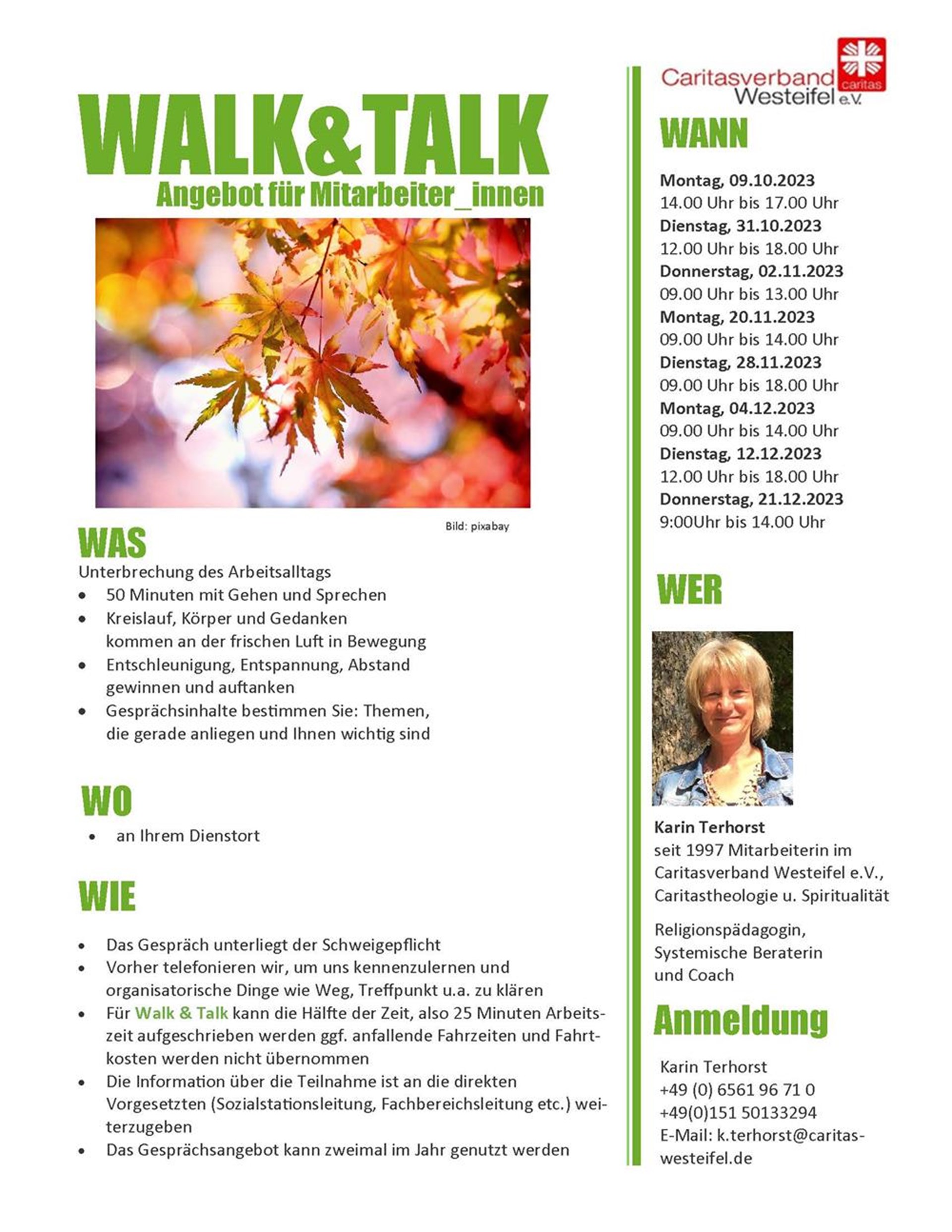 Walk and talk 2023